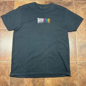 Teddy Fresh Black Tee with Colorful Logo